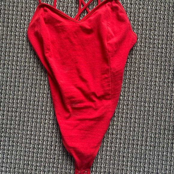 Forever 21 Red Bodysuit - Picture 5 of 7